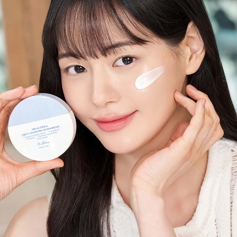 SPF AQUA GLOWING SUNSCREEN DE DR. ALTHEA (PROTECTOR SOLAR PARA HIDRATACI&Oacute;N Y BRILLO SALUDABLE)